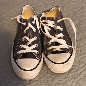 Dark grey converse